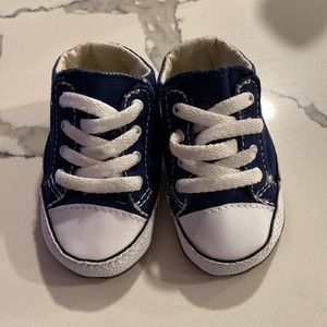 Blue baby converse
